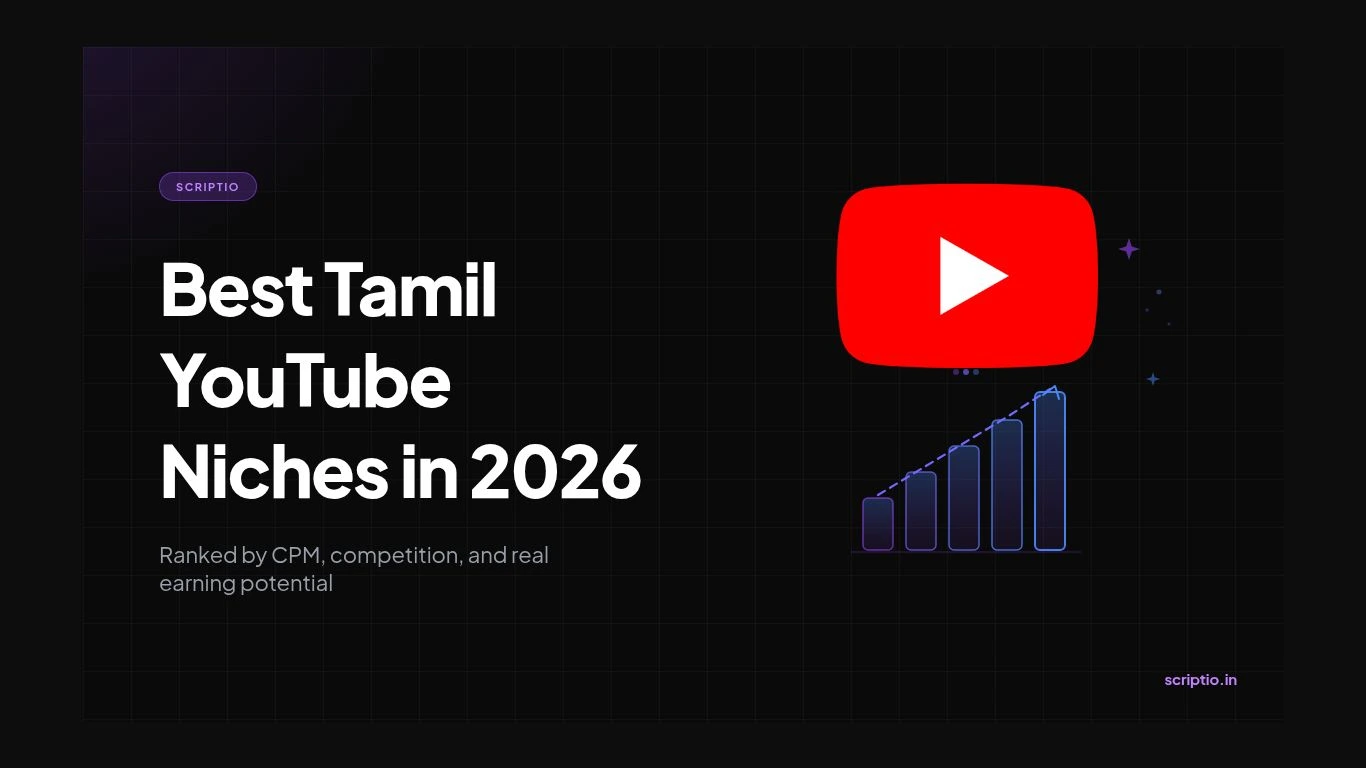 10 Best Tamil YouTube Niches in 2026 Ranked by CPM